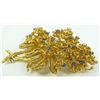 Image 4 : 18K TIFFANY & COMANY SAPPHIRE & DIAMOND FLORAL PIN