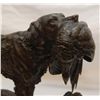 Image 2 : J MOIGNIEZ BRONZE SCULPTURE OF HUNTING DOG