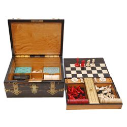 ENGLISH VICTORIAN COROMANDEL GAME COMPENDIUM