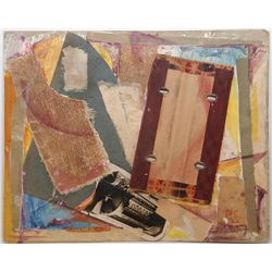 KURT SCHWITTERS MIXED MEDIA COLLAGE 1924