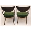 Image 5 : A PAIR OF BRONZE ROBERT ALLEN UPHOLSTERED CHAIRS