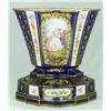 Image 1 : AN 18th C SEVRES HAND PAINTED ENAMELED VASE & BASE
