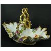 Image 1 : MEISSEN FLORAL PORCELAIN HANDLED BASKET