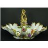 Image 2 : MEISSEN FLORAL PORCELAIN HANDLED BASKET