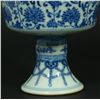 Image 2 : 18th CENTURY CHINESE BLUE AND WHITE STEM CUP