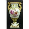 Image 6 : KPM PORCELAIN FIGURAL HANDLE FLORAL VASE