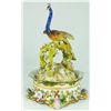 Image 1 : ANTIQUE GERMAN PORCELAIN PEACOCK INKWELL SET