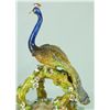 Image 4 : ANTIQUE GERMAN PORCELAIN PEACOCK INKWELL SET