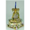 Image 5 : ANTIQUE GERMAN PORCELAIN PEACOCK INKWELL SET