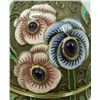 Image 2 : RUSSIAN SILVER ENAMELED JEWELED FLORAL EGG