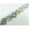 Image 3 : A 14K WHITE GOLD AND DIAMOND BRACELET