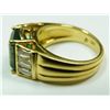 Image 4 : 18K YELLOW GOLD 4.00CT EMERALD & DIAMOND RING