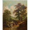 Image 1 : 19th CENTURY BELGIAN OIL ON CANVAS OF LANDSCAPE