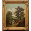 Image 2 : 19th CENTURY BELGIAN OIL ON CANVAS OF LANDSCAPE
