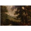 Image 4 : 19th CENTURY BELGIAN OIL ON CANVAS OF LANDSCAPE