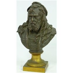 AUGUSTE CARRIER BRONZE BUST OF ALFRED DURER