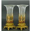 Image 2 : Pr OF FRENCH ENAMELED DORE BRONZE BUD VASES