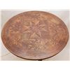 Image 2 : ANTIQUE PARQUETRY TILT TOP ROUND TABLE