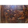 Image 3 : ANTIQUE PARQUETRY TILT TOP ROUND TABLE