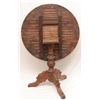 Image 5 : ANTIQUE PARQUETRY TILT TOP ROUND TABLE