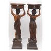 Image 6 : Pr CARVED WOODEN FIGURAL GREEK MYTHOLOGY PEDESTALS