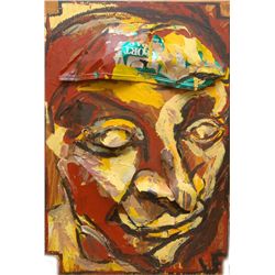 LOIS FRANGELLA 'WOMAN WITH A SHOE ON NOSE' 1985