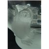 Image 2 : LALIQUE FRANCE CRYSTAL 'HIBOUX' OWLS VASE