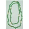 Image 1 : A JADEITE PEARL AND 14K YG BEADED NECKLACE