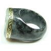 Image 3 : 14K YELLOW GOLD & CARVED JADE DRAGON RING