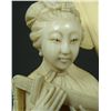 Image 4 : A CHINESE CARVED IVORY EMPRESS GROUP FIGURE