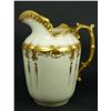 Image 4 : ANTIQUE ENGLISH PORCELAIN GILT PAINTED PITCHER