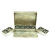 Image 5 : A JUDAIC SILVER TRAVELING MENORAH BOX