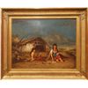 Image 2 : 19th C EUROPEAN OIL ON BOARD SIGNED SONNATI
