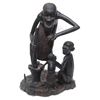 Image 4 : AFRICAN CARVED WOOD GROUP FIGURE