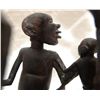 Image 5 : AFRICAN CARVED WOOD GROUP FIGURE