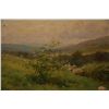 Image 5 : JOHN BATES NOEL OIL CANVAS OF SHEEP GRAZING
