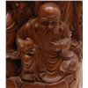 Image 5 : JAPANESE CARVED ROSEWOOD SCULPTURE OF IMMORTALS