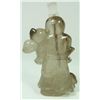 Image 5 : 3 CHINESE CARVED SMOKEY QUARTZ SNUFF BOTTLES