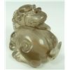 Image 6 : 3 CHINESE CARVED SMOKEY QUARTZ SNUFF BOTTLES