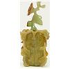Image 3 : FINE RARE CHINESE HAND CARVED JADEITE SNUFF BOTTLE