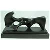 Image 1 : BRONZE ABSTRACT SCULPTURE AFTER HENRY MOORE