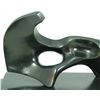 Image 2 : BRONZE ABSTRACT SCULPTURE AFTER HENRY MOORE