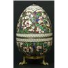 Image 1 : RUSSIAN SILVER ENAMELED EGG RUCKERT