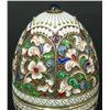 Image 2 : RUSSIAN SILVER ENAMELED EGG RUCKERT