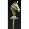 Image 2 : 2 CAMUSSO STERLING SILVER HORSE HEAD THERMOMETERS
