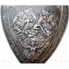 Image 2 : 20th C MILANESE BRONZE RESTRIKE SHIELD PLAQUE