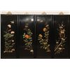 Image 1 : 4 CHINESE JADE & HARDSTONE INLAID BIRDS PANELS