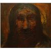 Image 3 : J PROBST 'SELF PORTRAIT w LONG HAIR' OIL ON BOARD