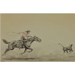 Olaf Wieghorst - Roping