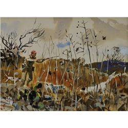 John Cowan - A Portrait of a Bird Hunter, Study